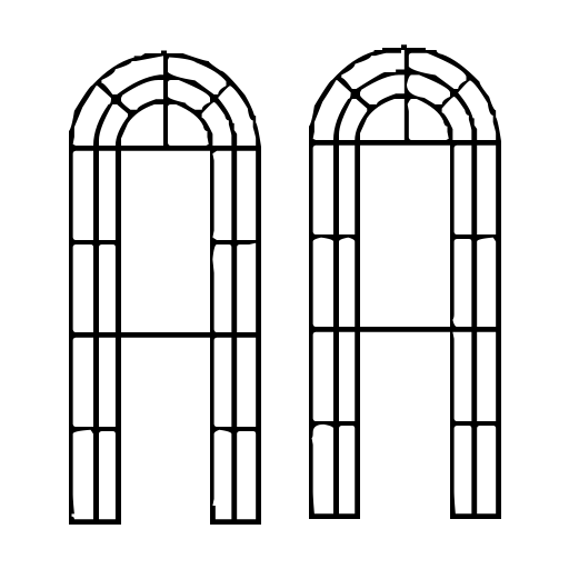 Arch Window Font preview
