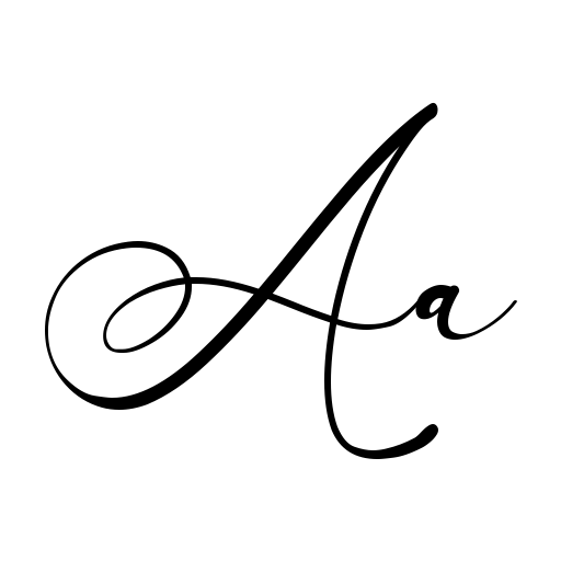 Arellia Script Font icon