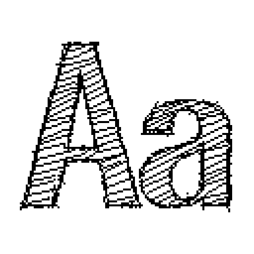 ariapenciroman Font preview