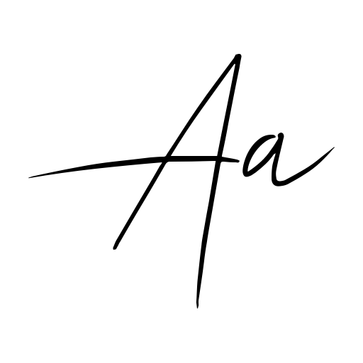 Ariel Script Font preview