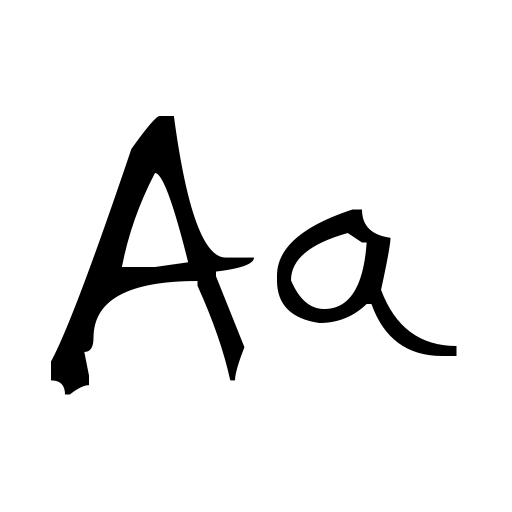 asdf Font preview