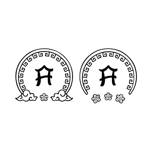 Ashito Chinese Monogram Font preview