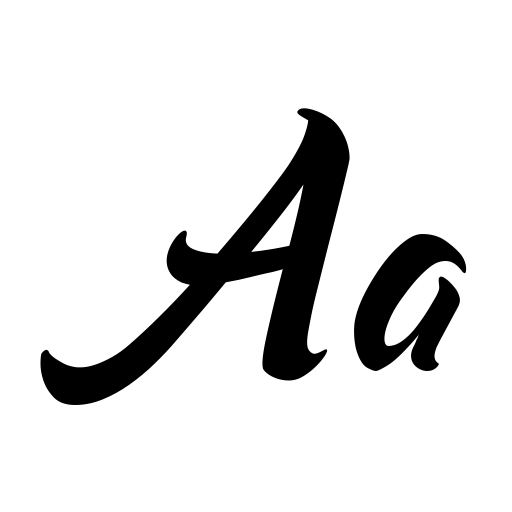 Asiyah Script Font icon