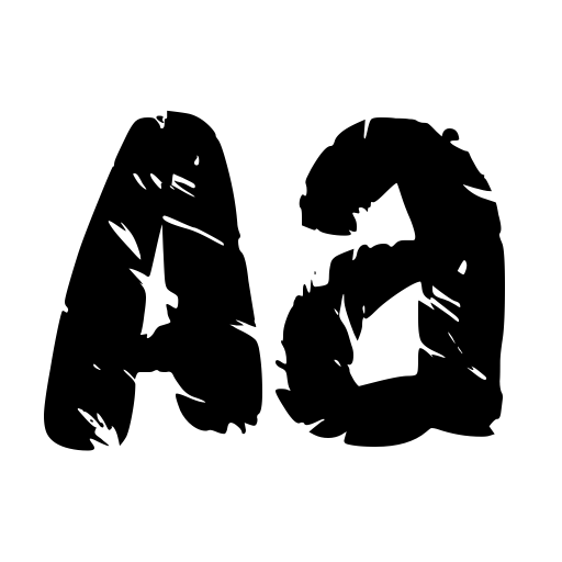 Asphalt crack Font preview