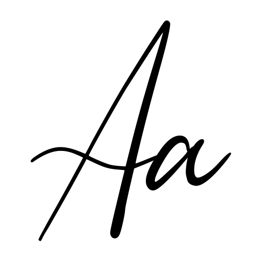Astagina Signature Font icon