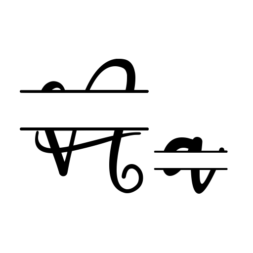 Aster Monogram_Personal Use Font preview