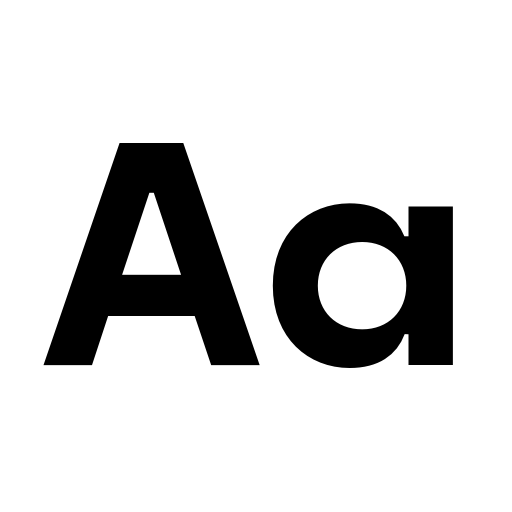 Atemica Sans PERSONAL USE Font icon
