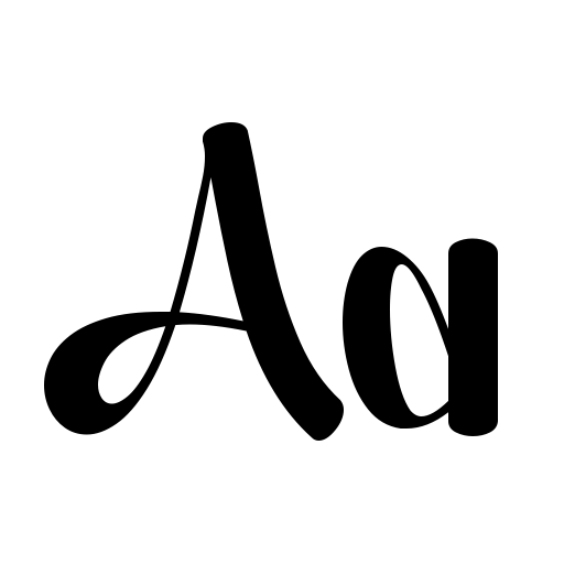 Athafia-PERSONAL USE Font icon