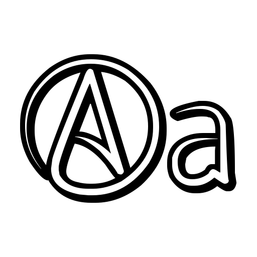 Atheist Font icon