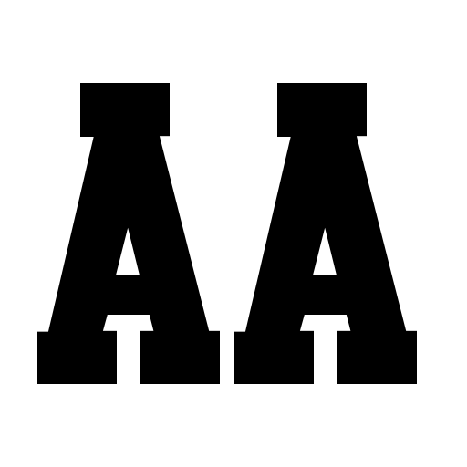 Athletic Font icon