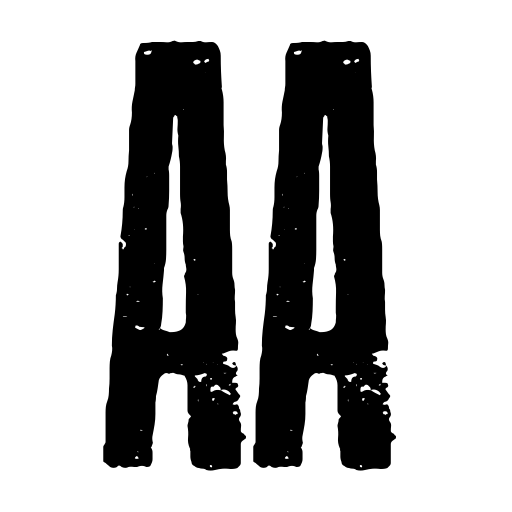 Atlantida PERSONAL USE Font icon