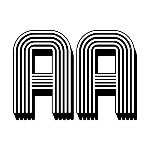 Atomic Number Font icon