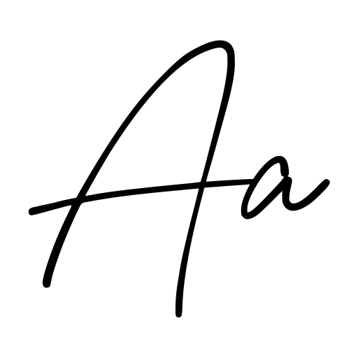 Attang Script Font icon