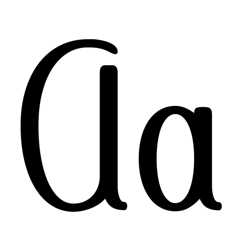 Aubade Font icon