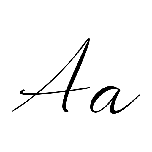 Aucklands Script Font icon