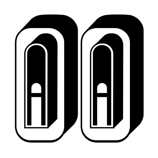 Audience Capitals Font icon