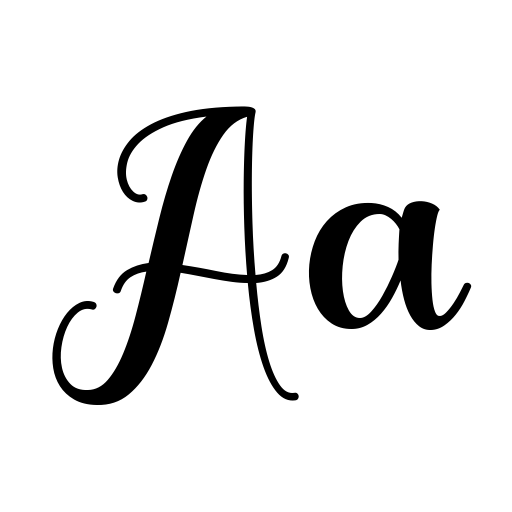 Audigia Script Font icon
