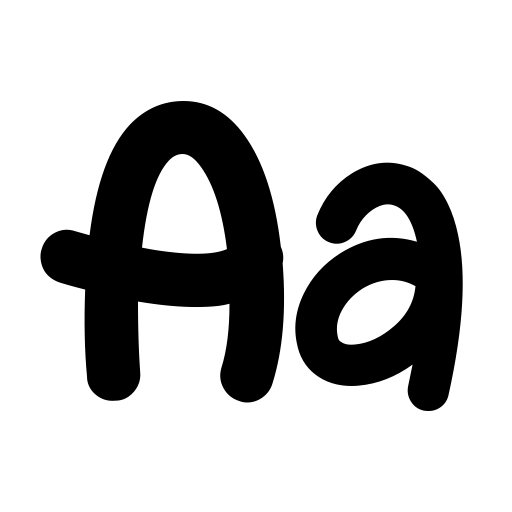 Audrey Kids Font icon