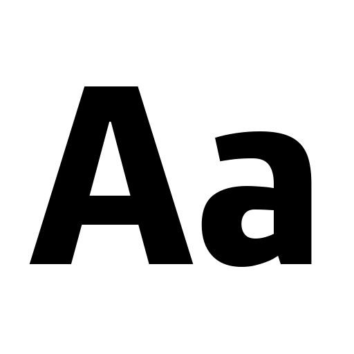 August Sans Red Font icon