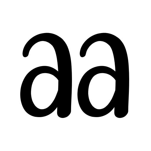 Aunty Font icon