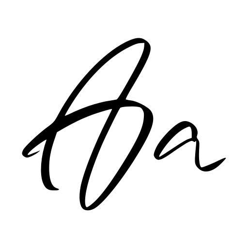 Austand Signature Font icon