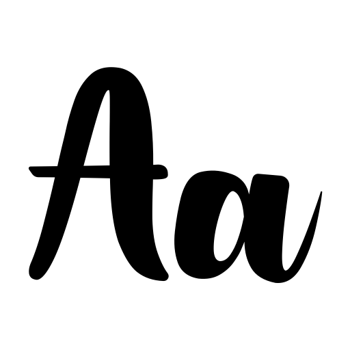 Austhatic Script Font icon