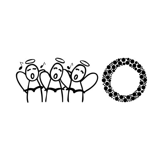 Austie Bost Christmas Doodles Font icon