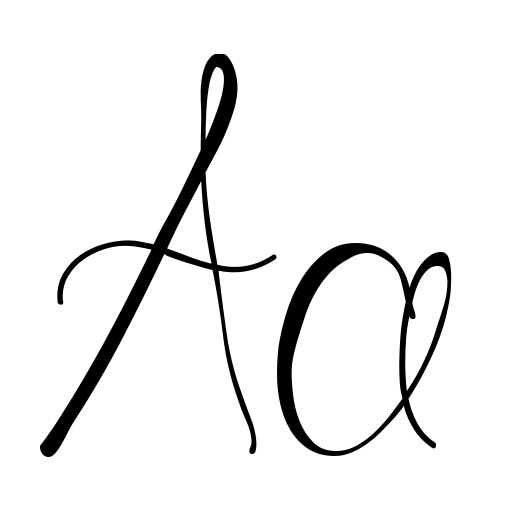 Austie Bost in Wonderland Font icon