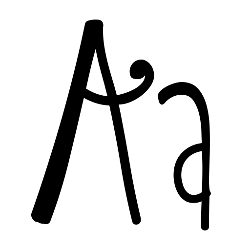 Austie Bost Wibbly Font icon