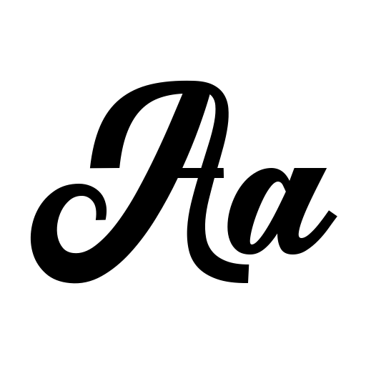 Austine Script Font icon