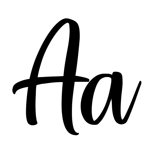Austral Script Font icon