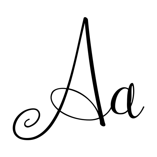 Australian Script Font icon