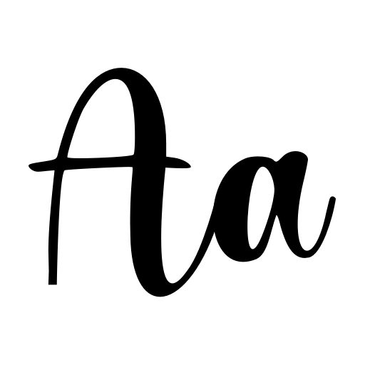 Authentic Heart - Personal Use Font icon
