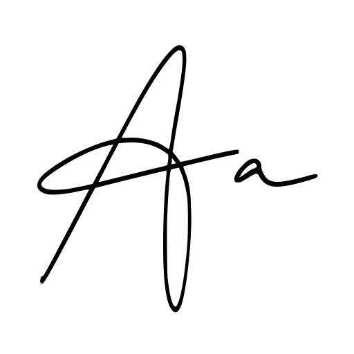 Author Signature Font icon