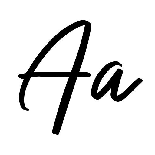 Authorized Signature Font icon