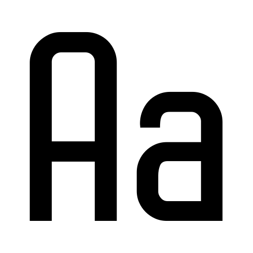 Autobus Bold Font icon