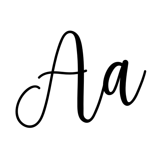 Autography Font icon