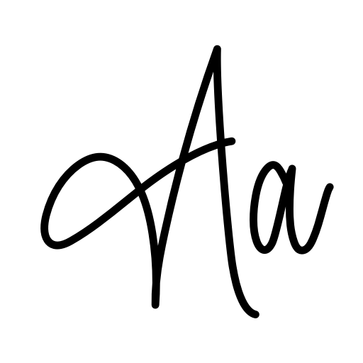 Autography Font icon