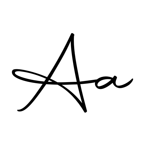 Autography Font icon