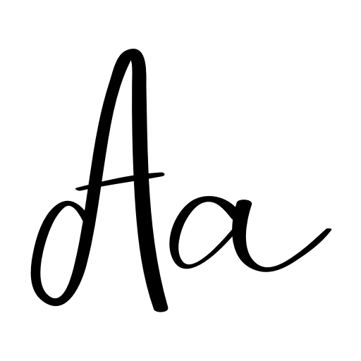 Autum Christmas Font icon