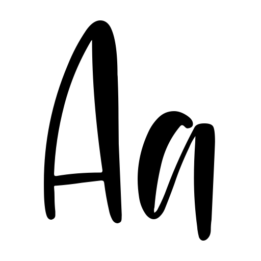Autumn Sunset Font icon