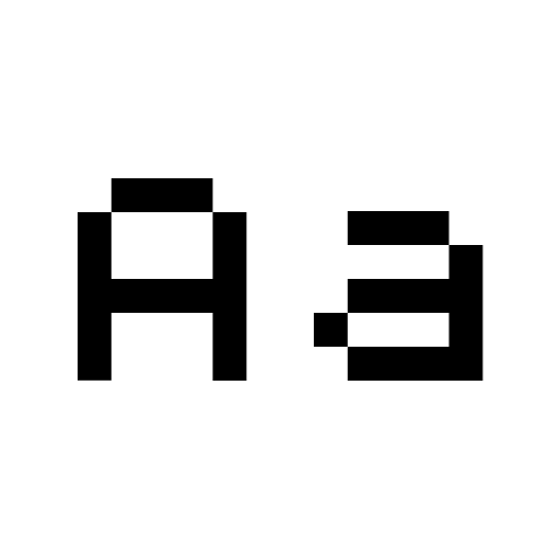 AuX DotBitC Xtra Font icon