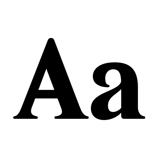 Avarezo Serif PERSONAL USE Font icon