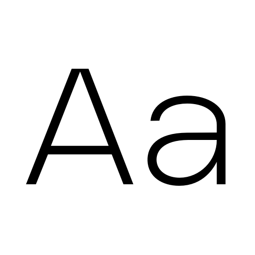 Aventa Personal Use Only Font icon