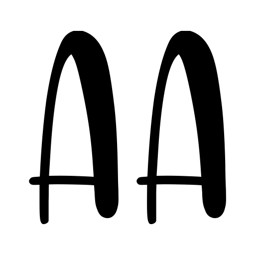 Avocado Creamy Font icon