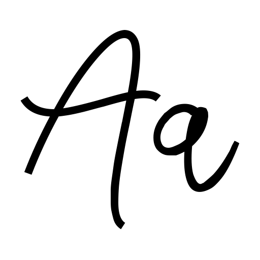 Ayesha Burns Demo Font icon