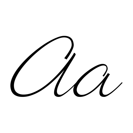Ayla Script Font icon