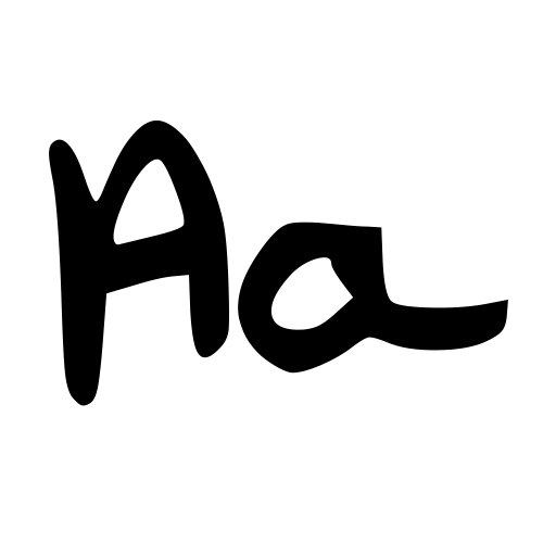 AylaSkinny Font icon