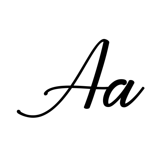 Ayrton pight Font icon
