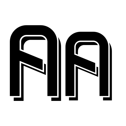 ayuenda shadow Font icon
